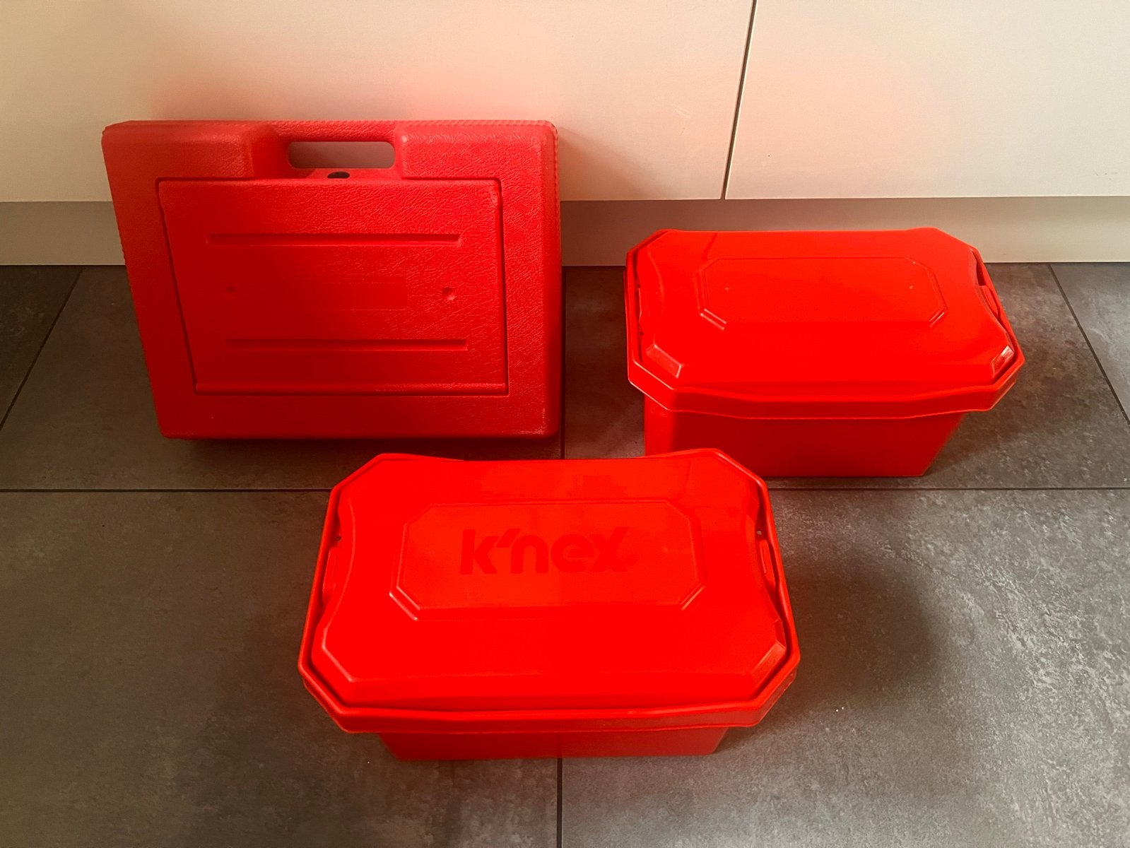 Knex opbergkoffers (3 stuks) (ook los), Ophalen of Verzenden, Zo goed als nieuw, K'nex
