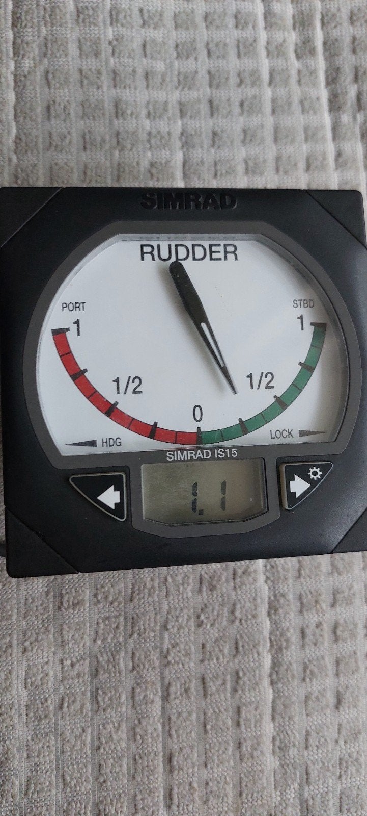 Simrad IS15 RUDDER Display instrument, Ophalen of Verzenden, Zo goed als nieuw, Gps of Kompas