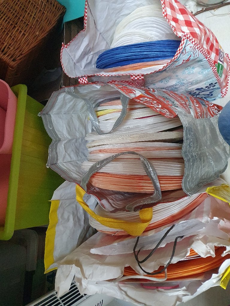 Feest lampionnen verschillende kleuren, Ophalen of Verzenden, Gebruikt, Versiering, Overige