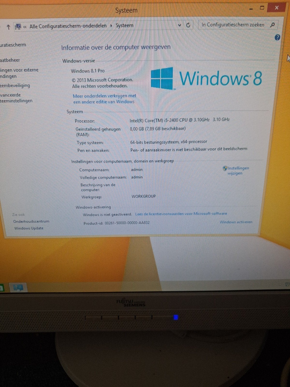 HP Desktop PC met Intel i5, 8GB RAM, Windows 8.1, NVIDIA, Computers en Software, Gebruikt, HDD, 8 GB, 250gb