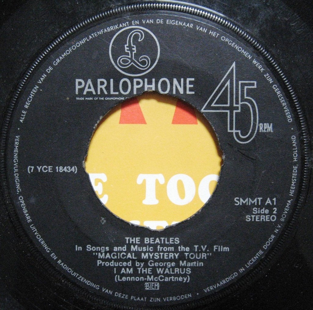 The Beatles - EP Magical Mystery Tour - 1967, Cd's en Dvd's, Vinyl Singles, Gebruikt, 7 inch, Ophalen of Verzenden, Pop