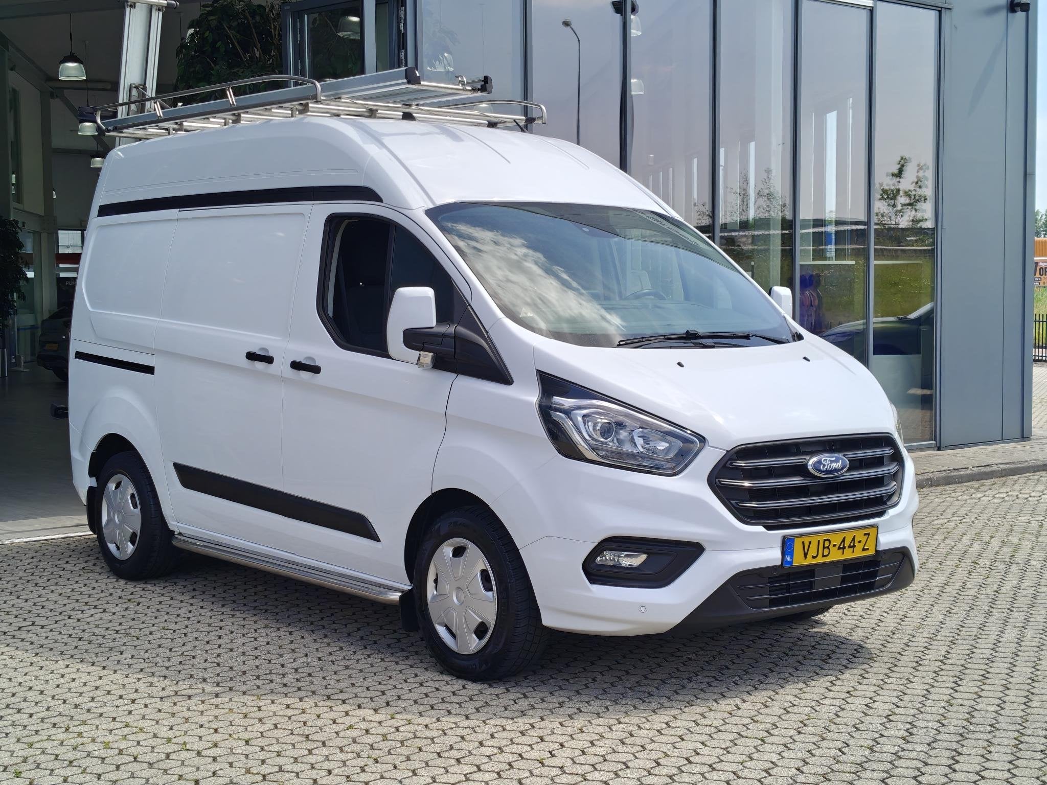 Ford Transit Custom 300 2.0 TDCI L1H2 Trend | Dubbele zijsch, Euro 6, 4 cilinders, Wit, Origineel Nederlands