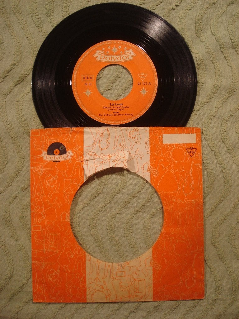 Lolita 7" Vinyl Single: ‘La luna’ (Duitsland), Ophalen of Verzenden, Gebruikt, 7 inch, Pop