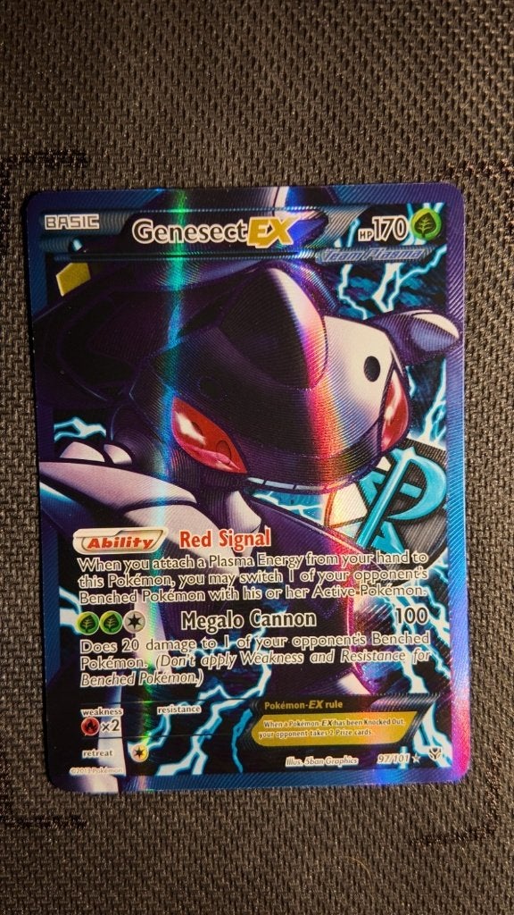 Genesect-EX 97 Plasma Blast | Pokemon kaart, Ophalen, Zo goed als nieuw, Losse kaart, Foil