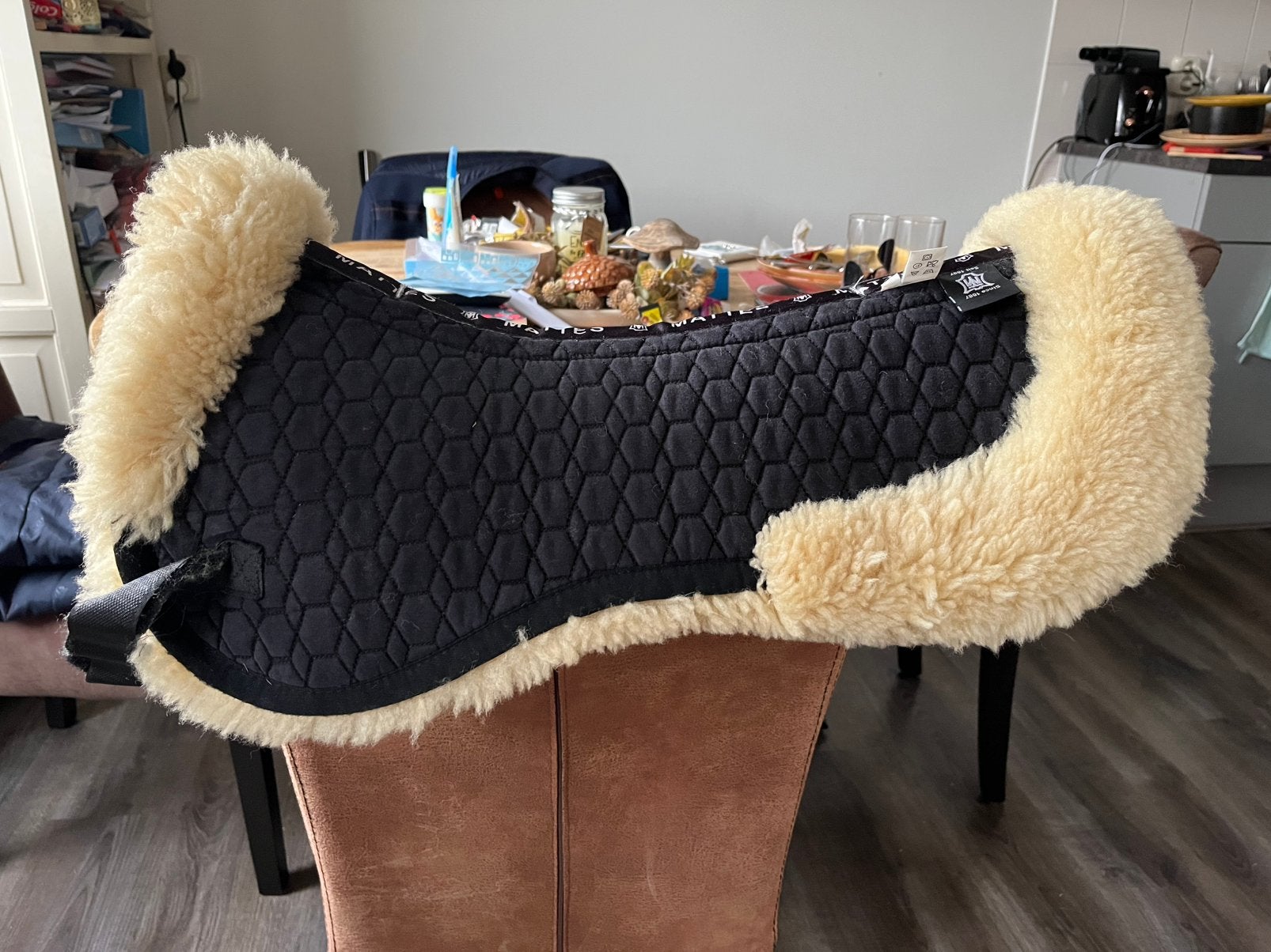 Mattes zadelonderlegger / bontje M, Dieren en Toebehoren, Gebruikt, Cob (M), Zadeldekje, Ophalen of Verzenden