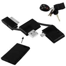 Mini Sleutelhanger Micro USB / USB Laad & Syncr. Hub, Verzenden, Nieuw, Overige typen