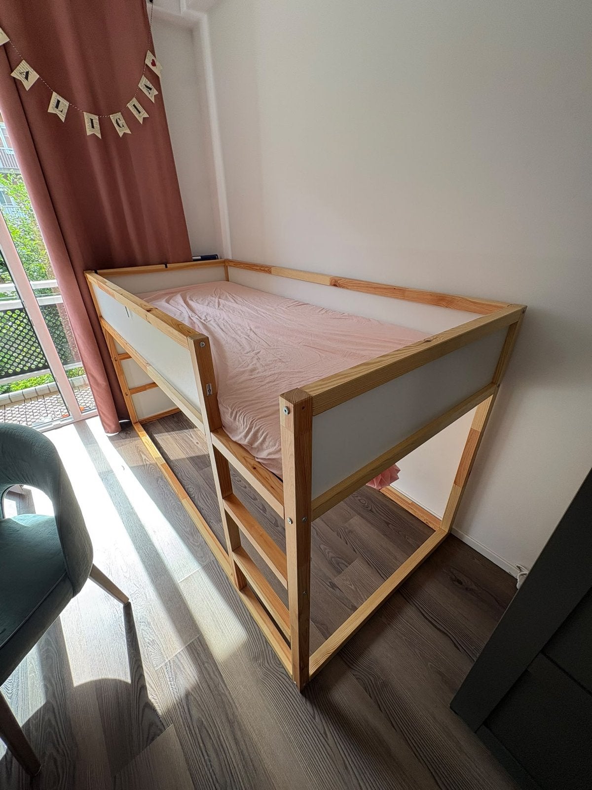 IKEA KURA omkeerbaar bed 90x200 cm, Ophalen, Gebruikt, 90 cm, Eenpersoons