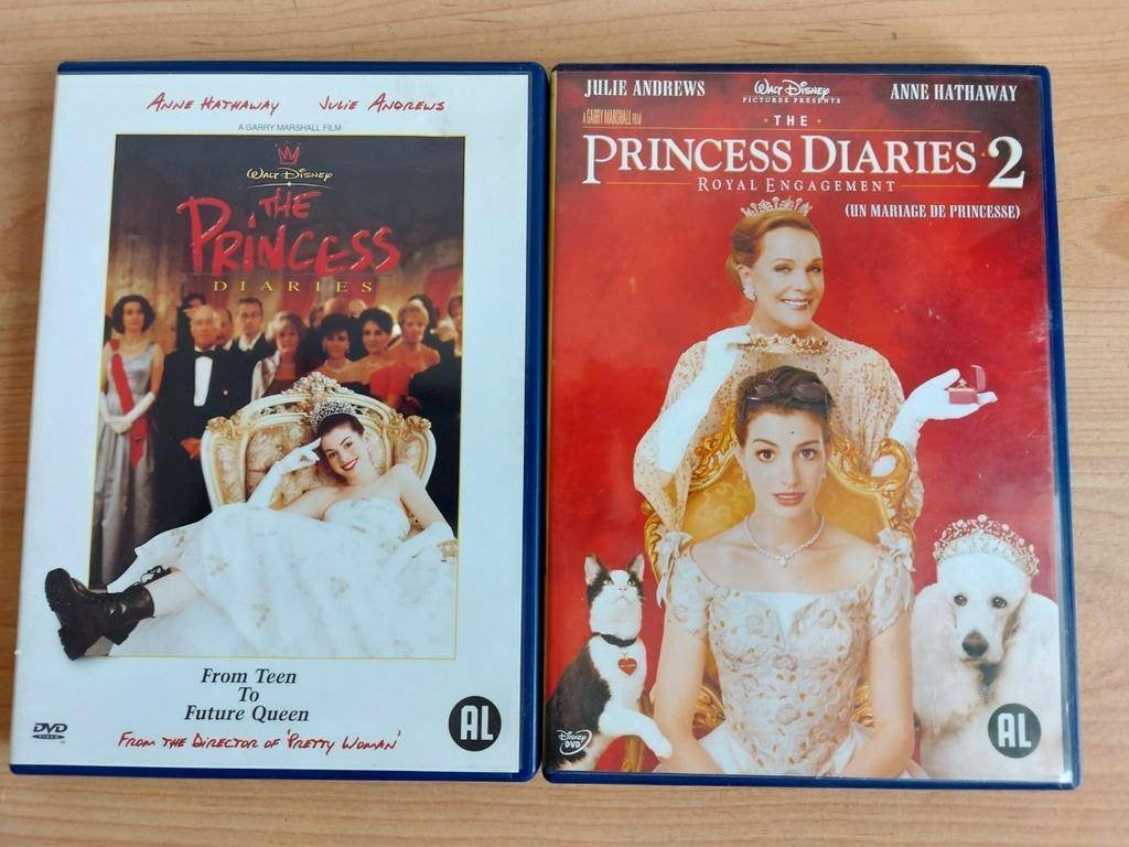 The Princess Diaries deel 1 en 2 SET, Alle leeftijden, Ophalen of Verzenden, Zo goed als nieuw, Actiekomedie