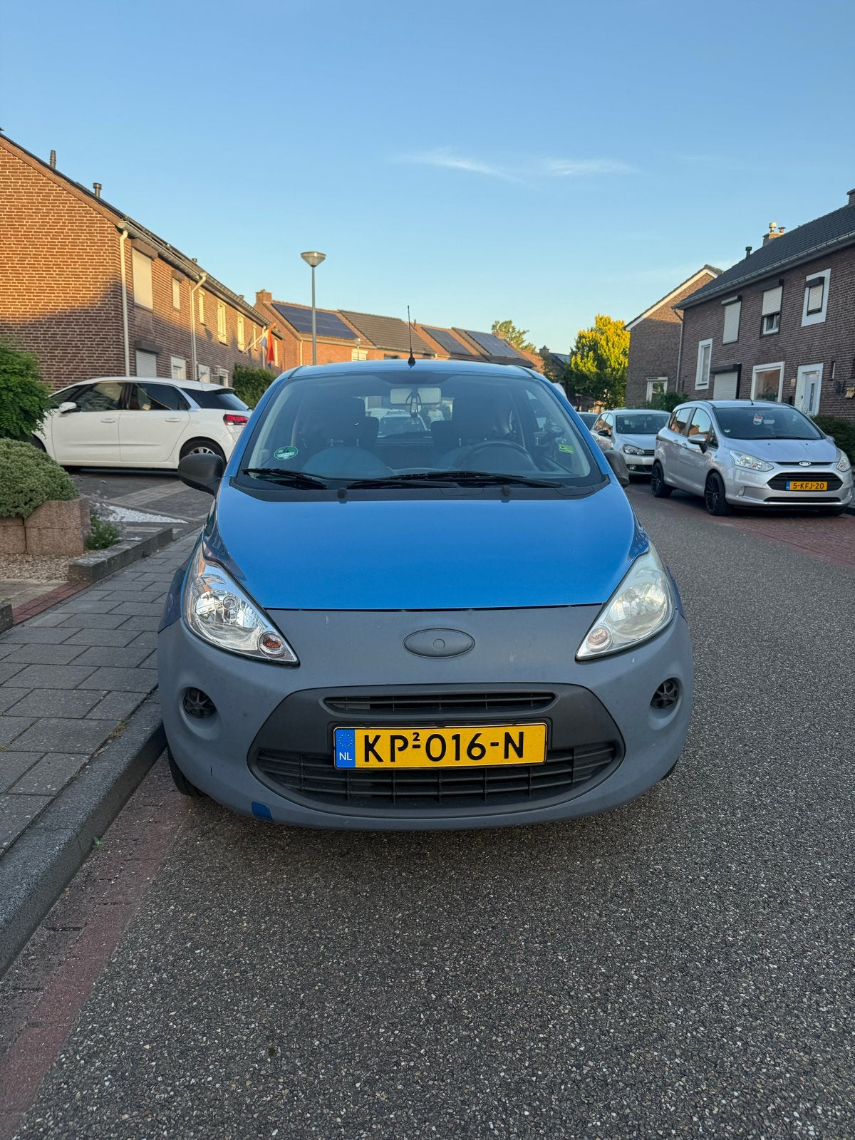 Ford Ka 1.2 51KW 2009 Blauw, Voorwielaandrijving, 1242 cc, 4 cilinders, Handgeschakeld