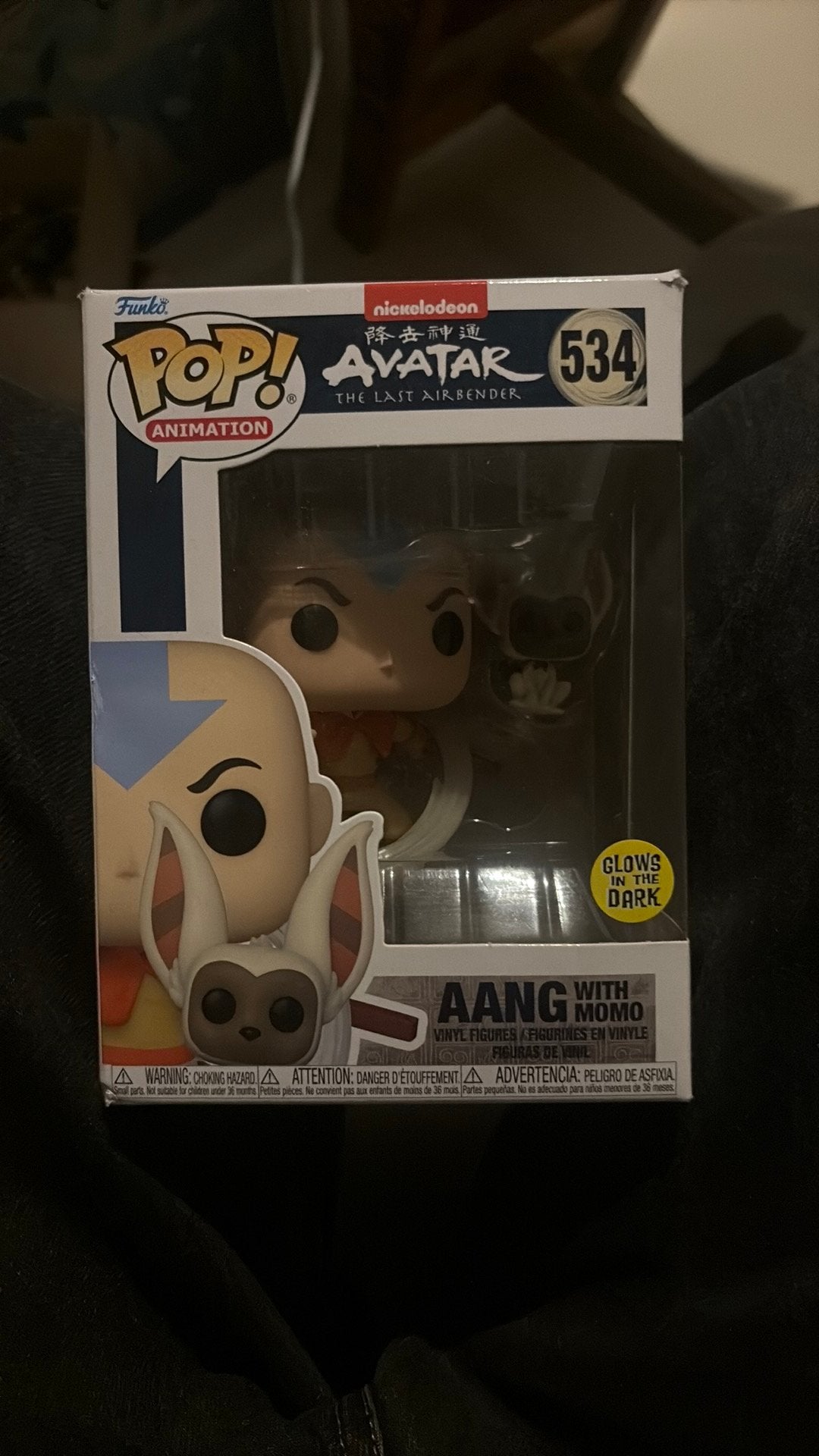 Aang with momo funko pop, Verzenden, Zo goed als nieuw