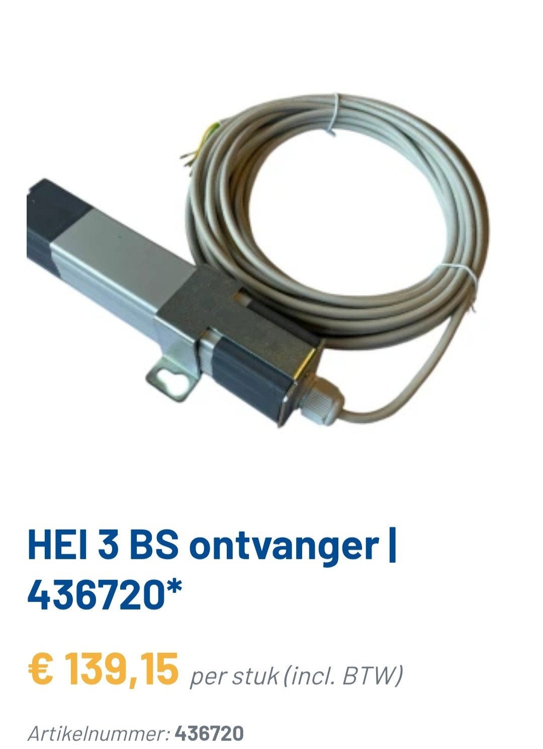 Hormann HEI3-868-BS Ontvanger, Ophalen of Verzenden, Nieuw, Overige merken, Installatieautomaat