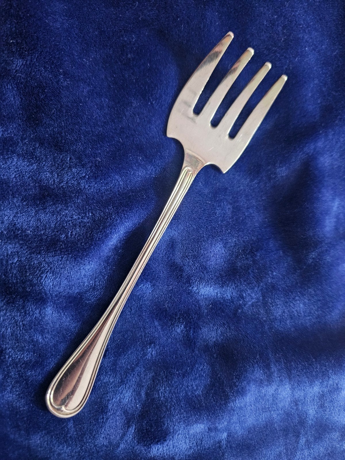 Verzilverde sardine vork van Christofle model Filet, Ophalen of Verzenden