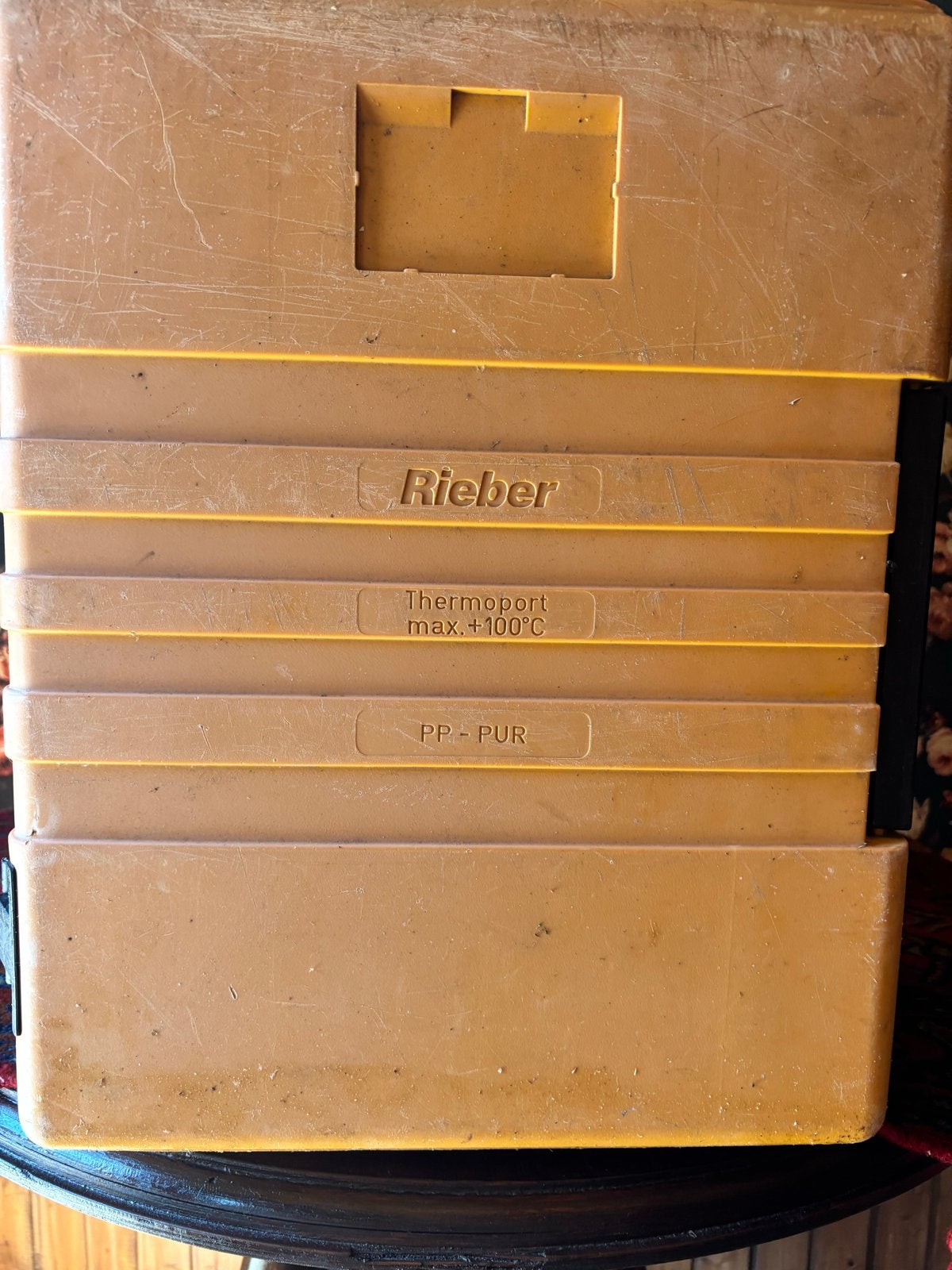 Rieber Thermoport Geïsoleerde Voedselcontainer, Ophalen, Gebruikt