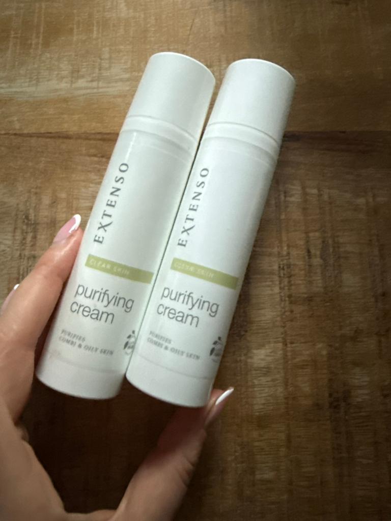 2x extenso skincare purifying cream, Ophalen of Verzenden, Zo goed als nieuw, Gehele gezicht