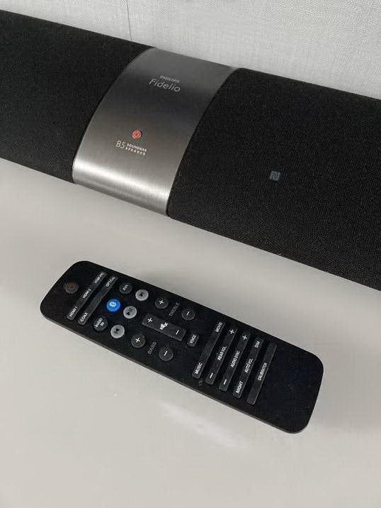 PHILIPS Fidelio B5 Surround Soundbar ALS NIEUW, Ophalen, Bluetooth, Zo goed als nieuw