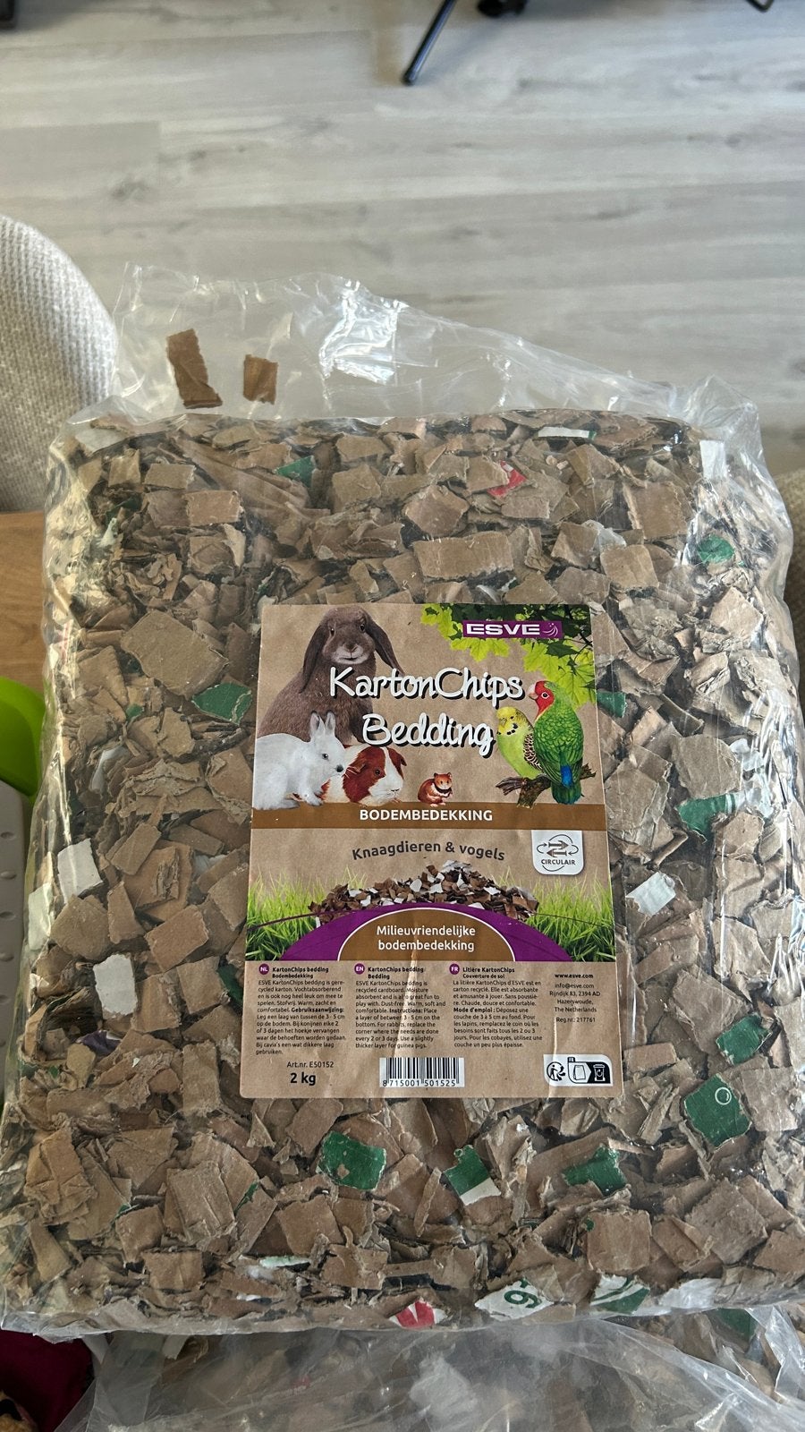 Diverse spullen voor ratten, Ophalen