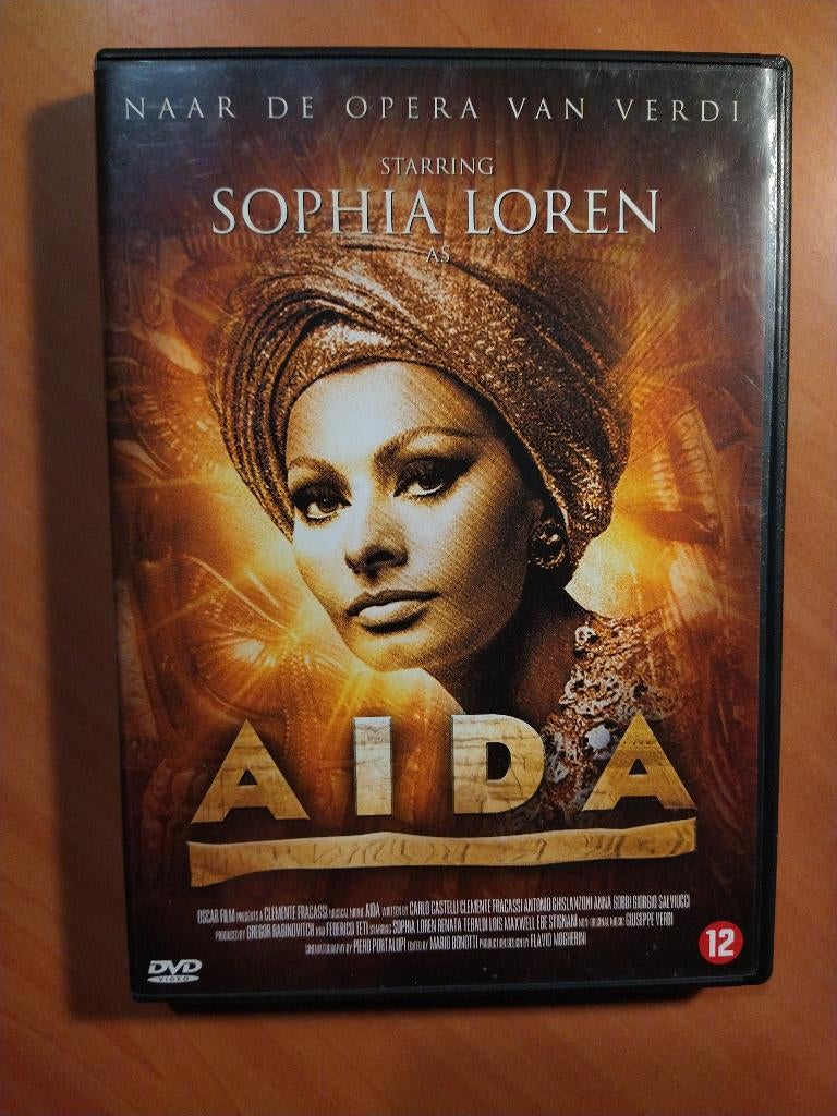 DVD Aida - Sophia Loren, Drama, Ophalen of Verzenden, Zo goed als nieuw, Alle leeftijden