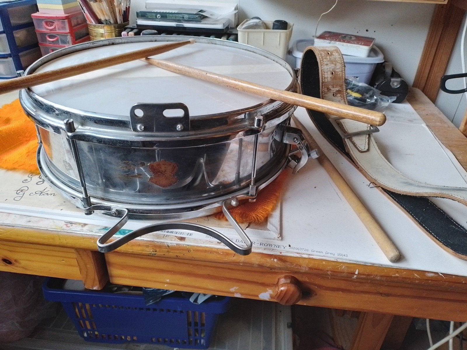 snare trom, Muziek en Instrumenten, Ophalen, Gebruikt, Trommel