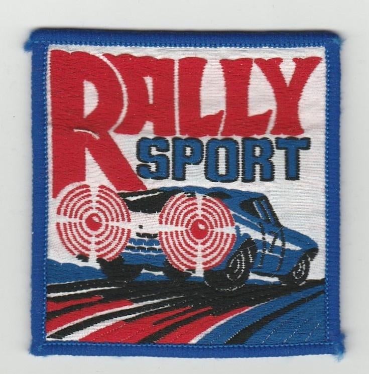 Stoffen patch / embleem Rally Sport, Verzenden, Zo goed als nieuw, Auto's