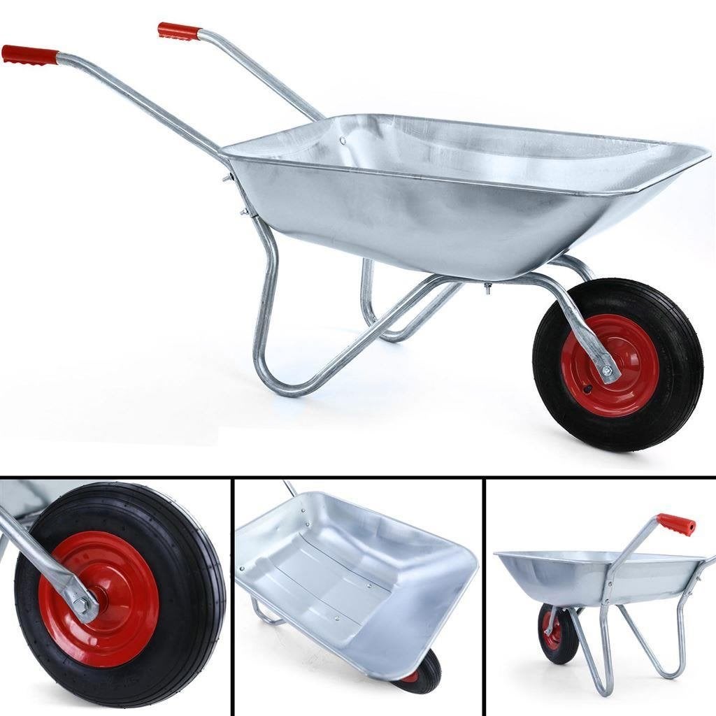 Kruiwagen Gegalvaniseerd met Luchtband en Metalen Velg 65L T, Verzenden, Automotive Parts, A.parts@hotmail.nl, Trasmolenlaan 12 3447 GZ Woerden