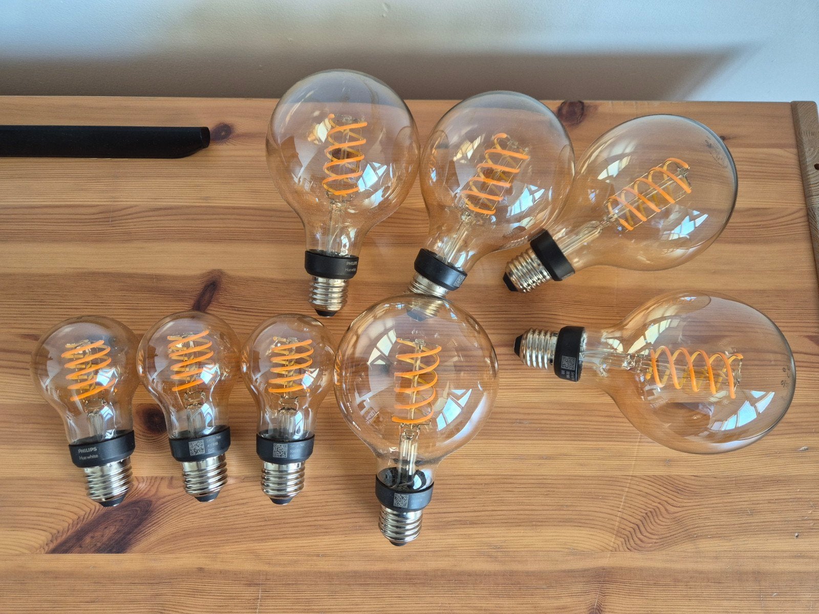 Philips Hue Filament Lampen - Diverse Maten E27 fitting, Ophalen, Led-lamp, Minder dan 30 watt, Soft of Flame