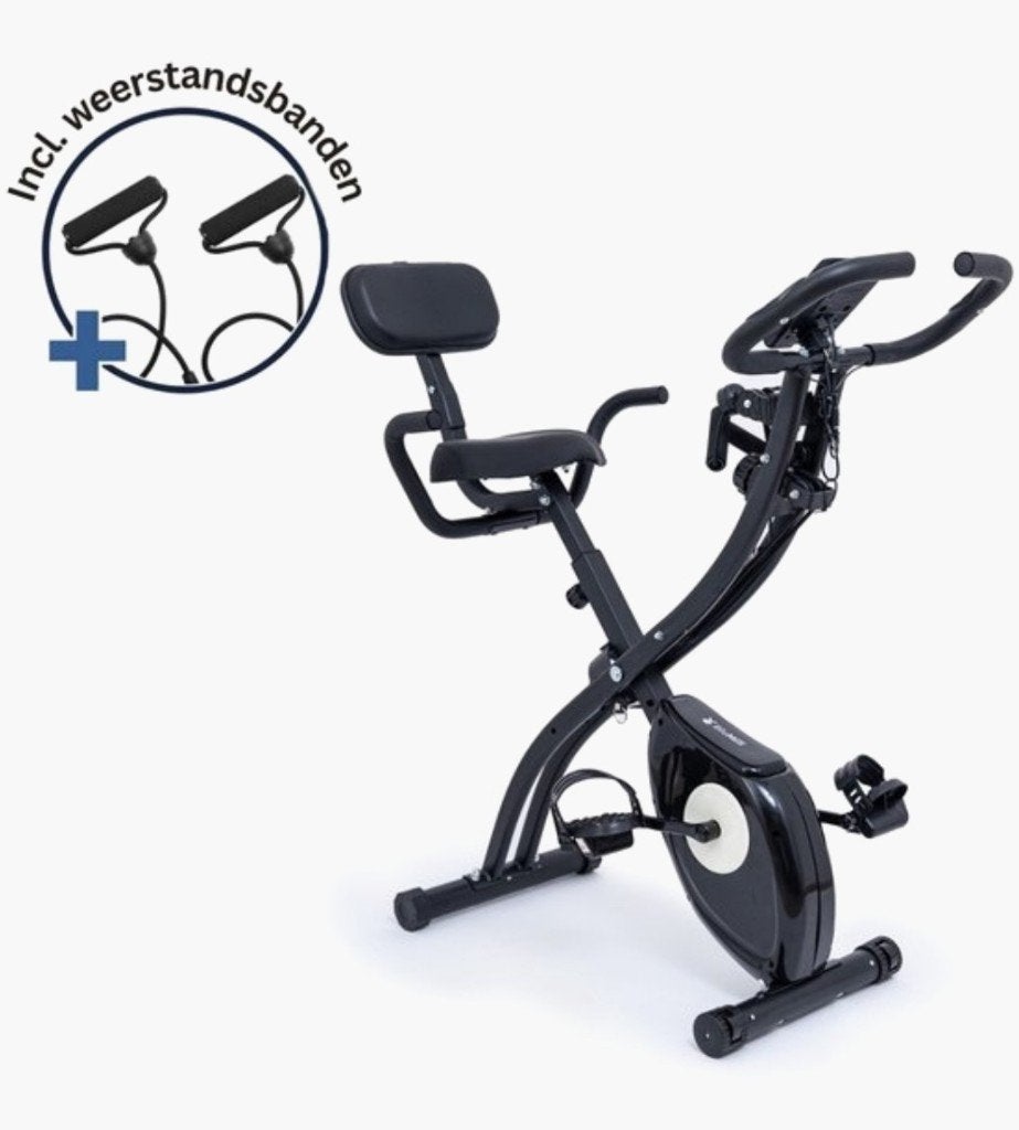 BluMill X-bike opvouwbare hometrainer, Sport en Fitness, Fitnessapparatuur, Ophalen, Zo goed als nieuw, Benen, Hometrainer