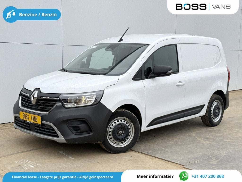 Renault Kangoo Grand Comfort TCe 130PK *Benzine* Automaat L1, Auto's, Bestelauto's, Gebruikt, Zwart, 4 cilinders, Renault