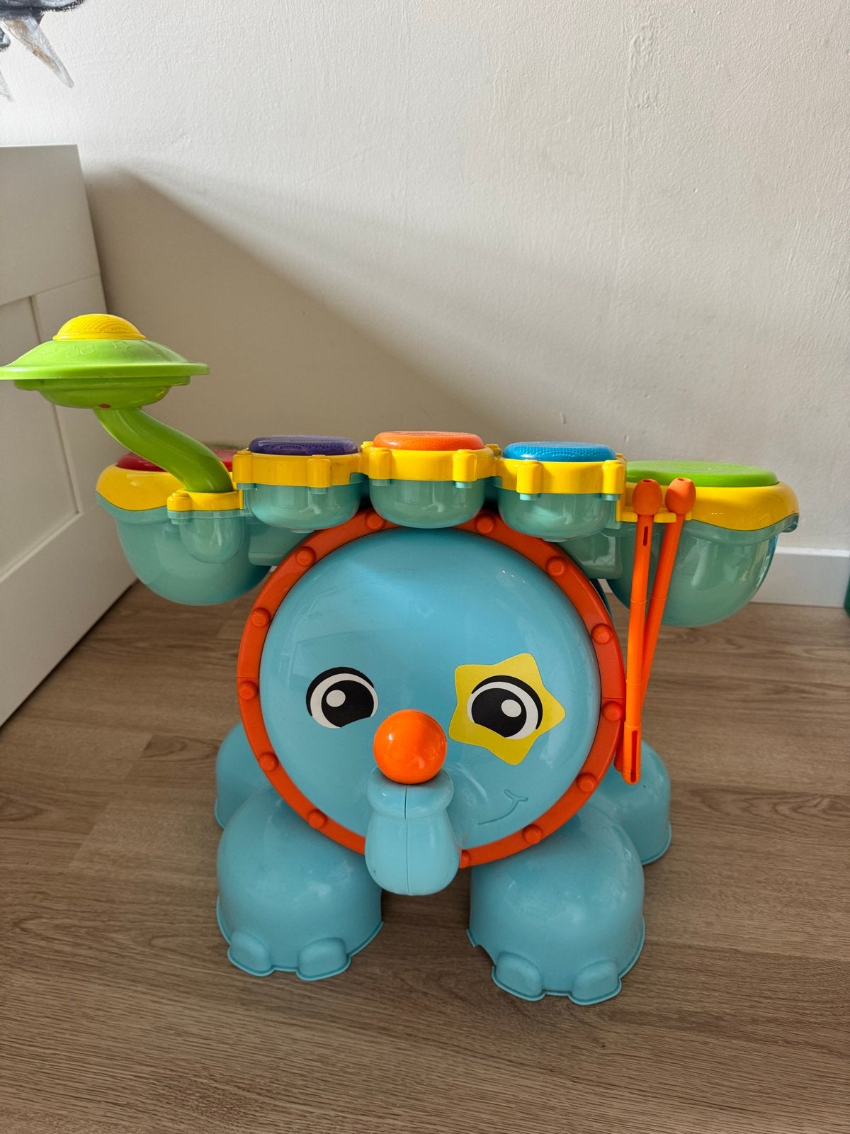 VTech drumstel met geluid en licht, Ophalen, Gebruikt, Overige typen, Met licht
