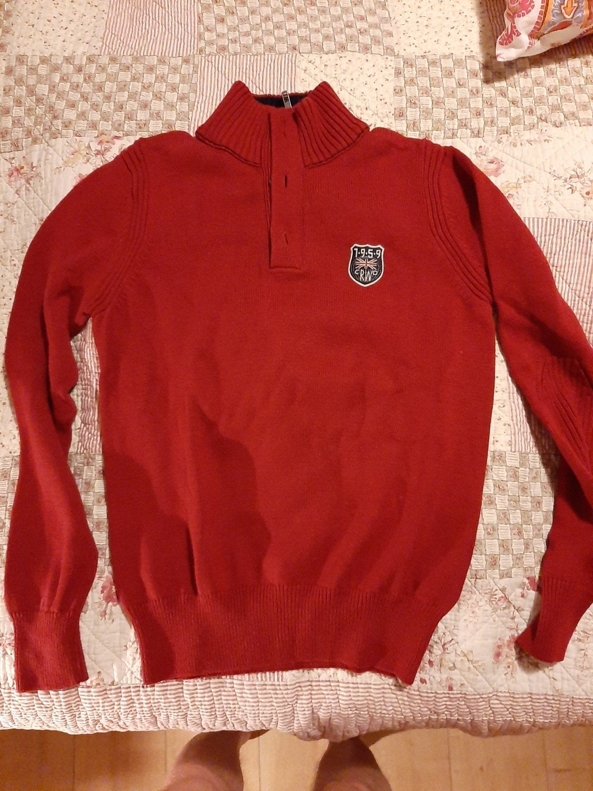 vest trui polo River Woods rood mt14 heren, Kleding | Heren, Truien en Vesten, Ophalen of Verzenden, Zo goed als nieuw, Rood
