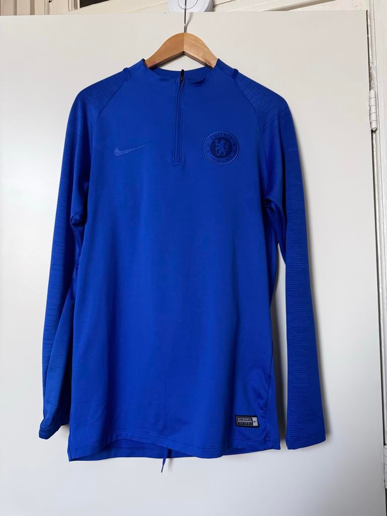 Chelsea trainingspak blauw voetbal, trui S, broek M, Maat S, Ophalen of Verzenden, Zo goed als nieuw, Trainingspak
