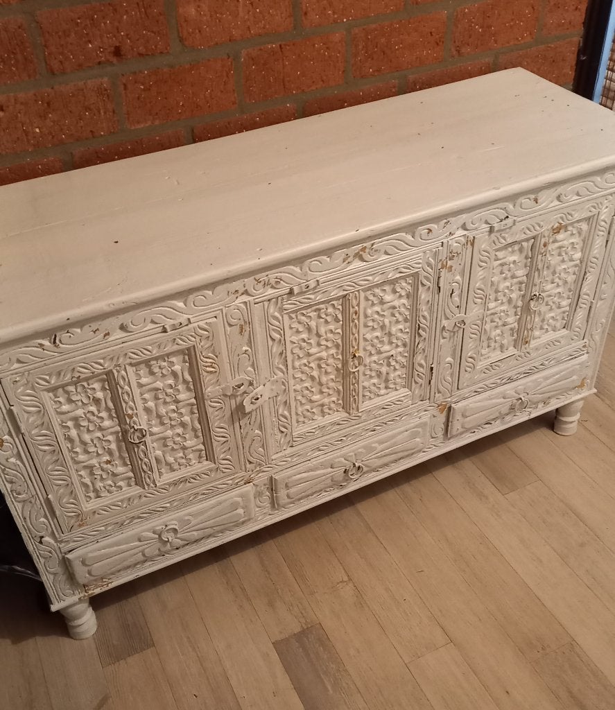 Indiase handgemaakte kast/dressoir/ladekast, Ophalen