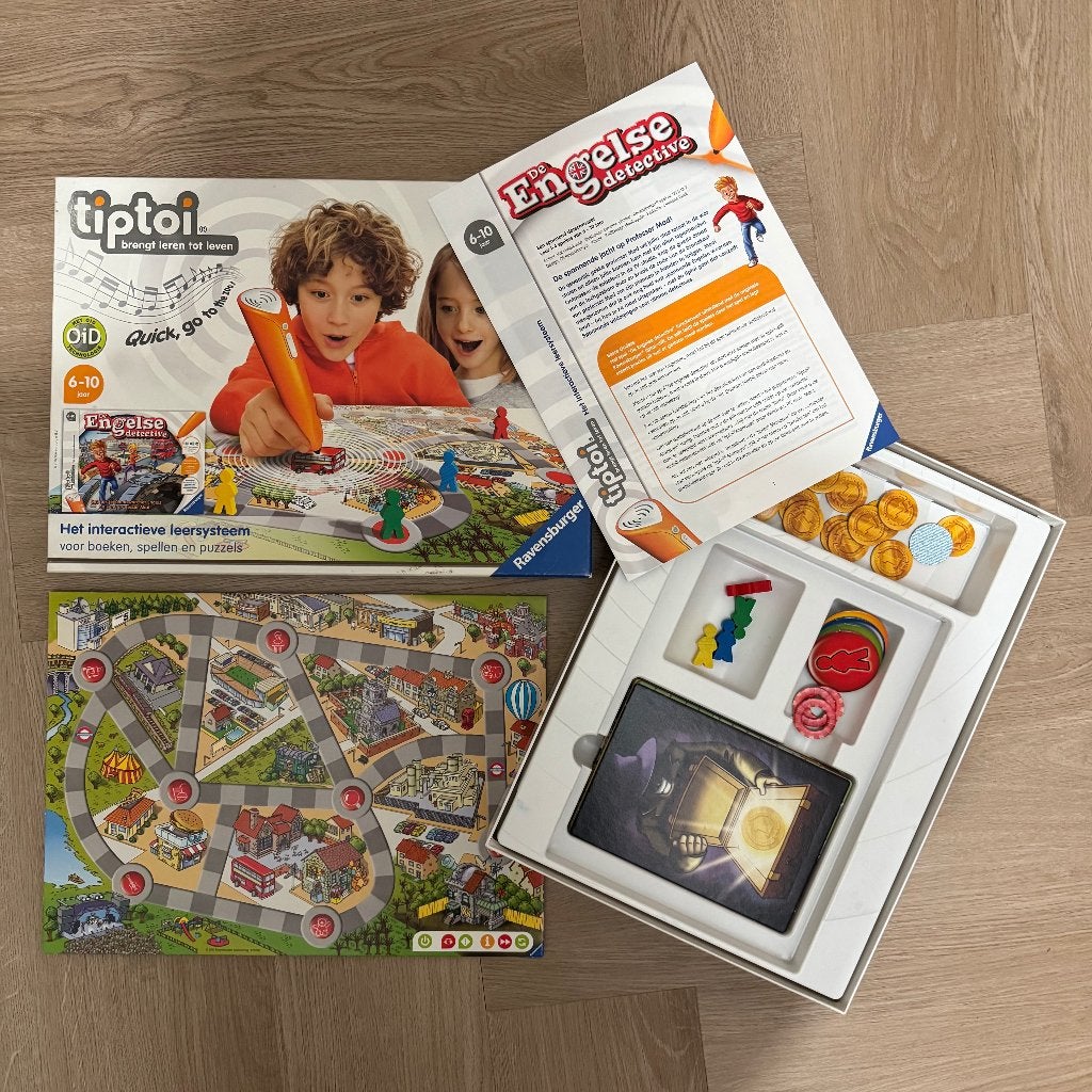 Tiptoi De Engelse Detective Spel - Ravensburger, Ophalen of Verzenden, Gebruikt, Taal en Lezen