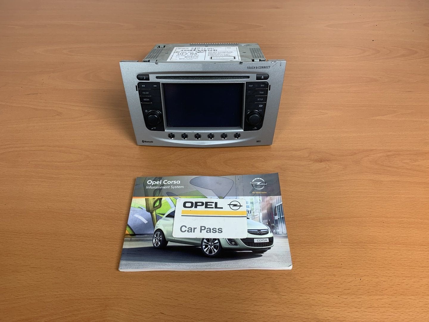 schermradio opel corsa D 2009 tot 2014 touch & connect, Auto diversen, Gebruikt, -, -, Ophalen of Verzenden