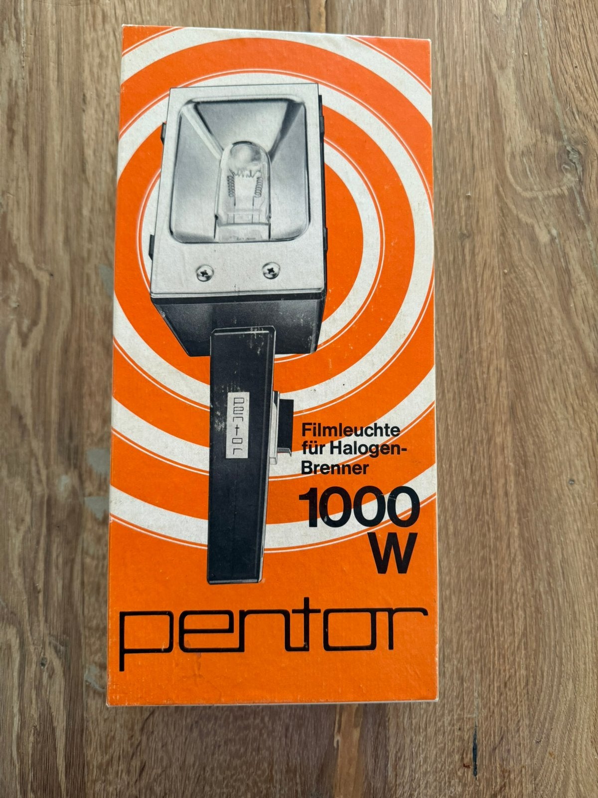 Pentor 1000 W Halogeen filmlamp vinted, Ophalen of Verzenden, Niet werkend