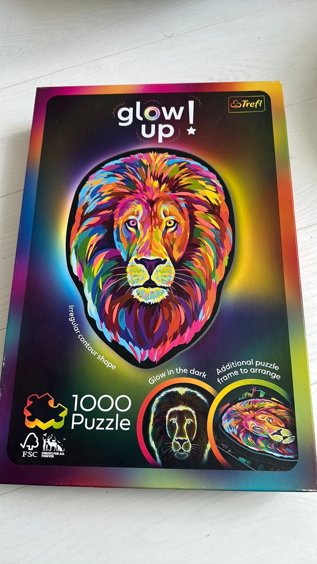 Glow in the dark puzzel 1000 stukjes, Ophalen, Meer dan 50 stukjes, Zo goed als nieuw, 6 jaar of ouder