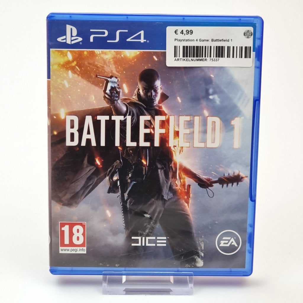 Playstation 4 Game: Battlefield 1, Sony, Zo goed als nieuw, Support@sony.com, 1-7-1 Konan, Minato-ku
Tokyo 108-0075
Japan
