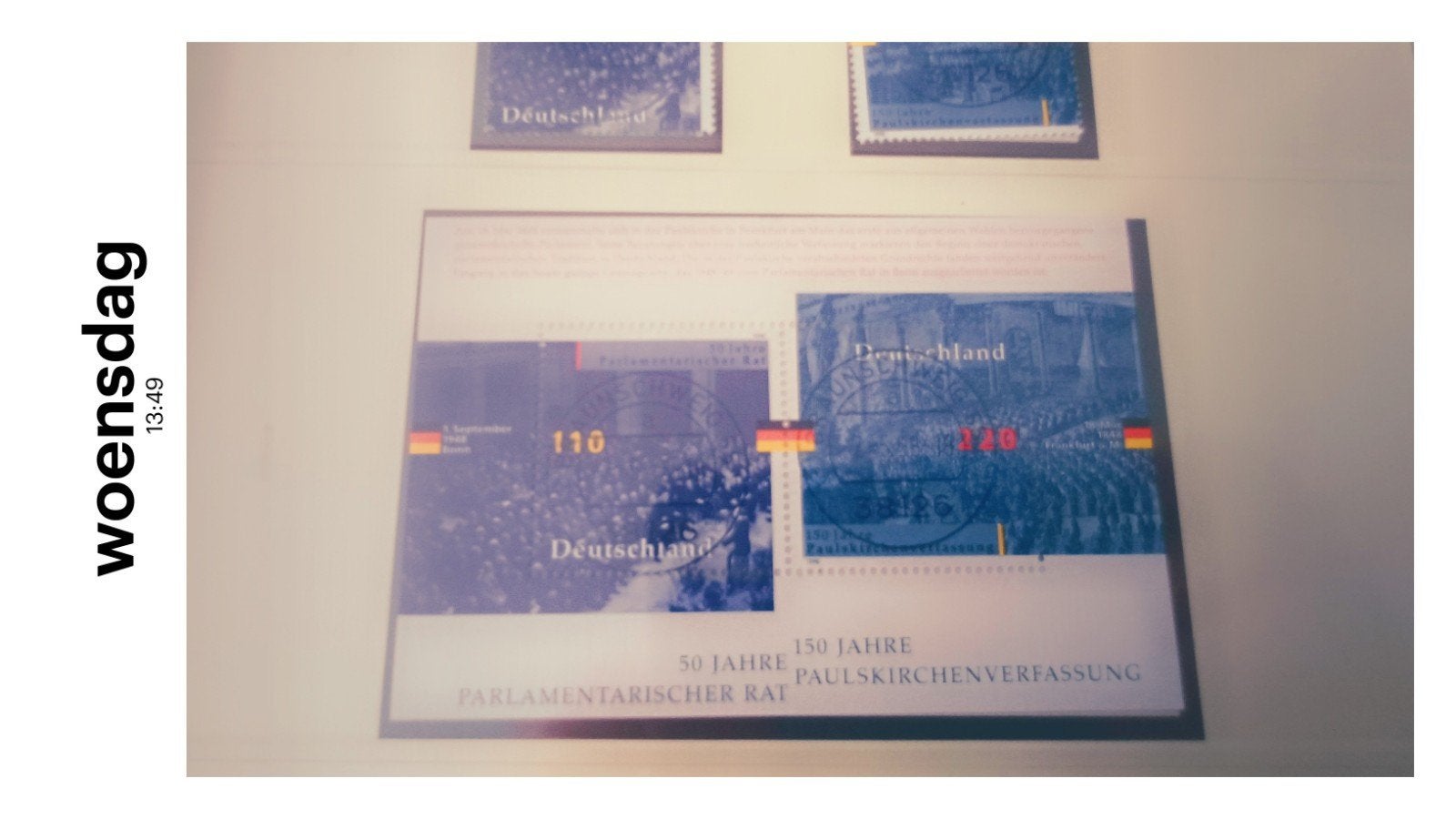 Duitsland,  1998, Parlementarischer Rat , Pauluskirche, Ophalen of Verzenden, 1990 tot heden, Gestempeld