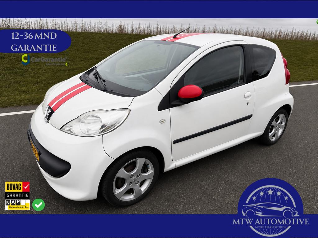 Peugeot 107 1.0-12V XR / RALLY SPORT UITVOERING / SUPERKOOPJ, Voorwielaandrijving, Stof, Zwart, 4 stoelen