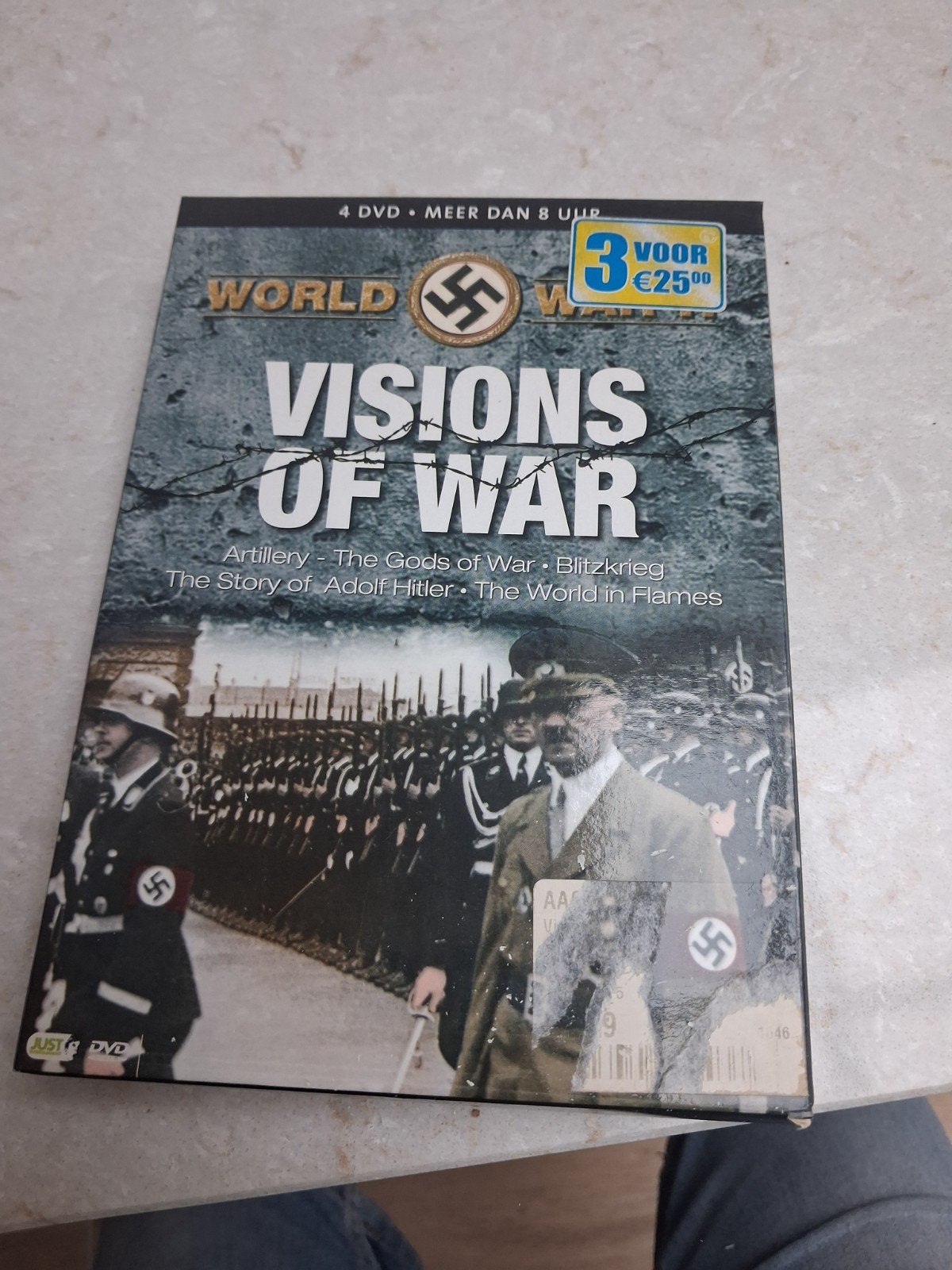 World War: Visions of War - 4 DVD Boxset WOII Documentaire, Vanaf 16 jaar, Oorlog of Misdaad, Nederlands, Ophalen of Verzenden