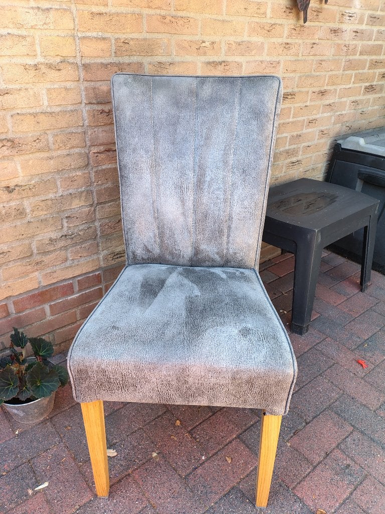 eetkamerstoelen, Ophalen, Gebruikt, Vier, Grijs