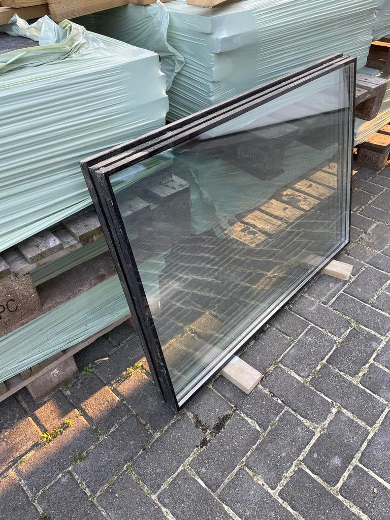 Dubbelglas ruit - in goede staat, Doe-het-zelf en Verbouw, Glas en Ramen, Ophalen, Gevelraam of Ruit, 80 tot 120 cm, Zo goed als nieuw