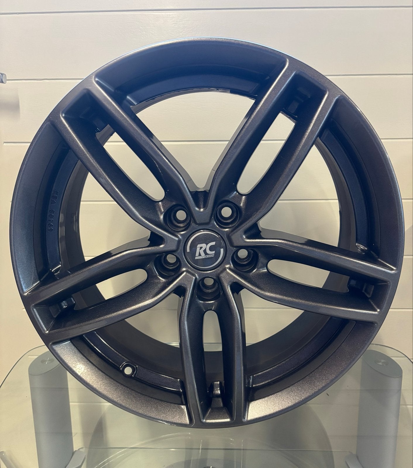 19 inch Gun Metal velgen 8J steek 114.3, Auto-onderdelen, Ophalen, Gebruikt, 19 inch, Velg(en)