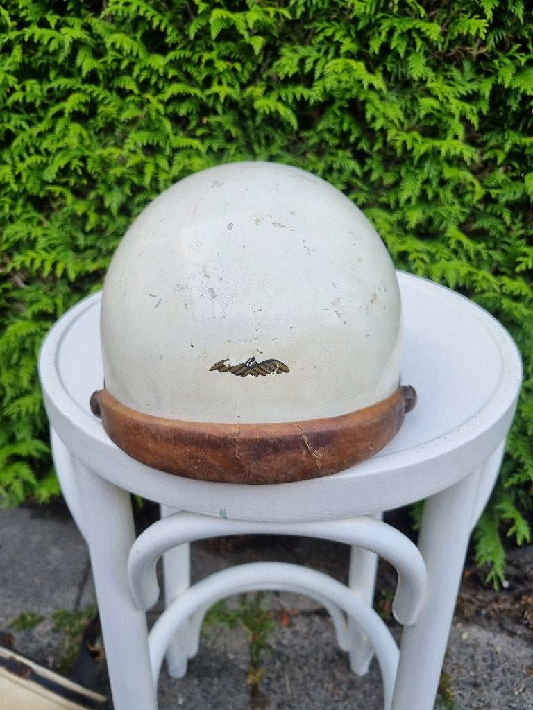 Oude bromfiets of motor helm, Ophalen of Verzenden, Gebruikt
