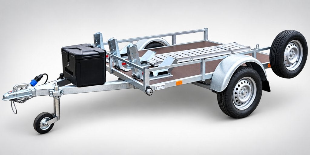motoraanhanger motortrailer te huur, Ophalen, Nieuw
