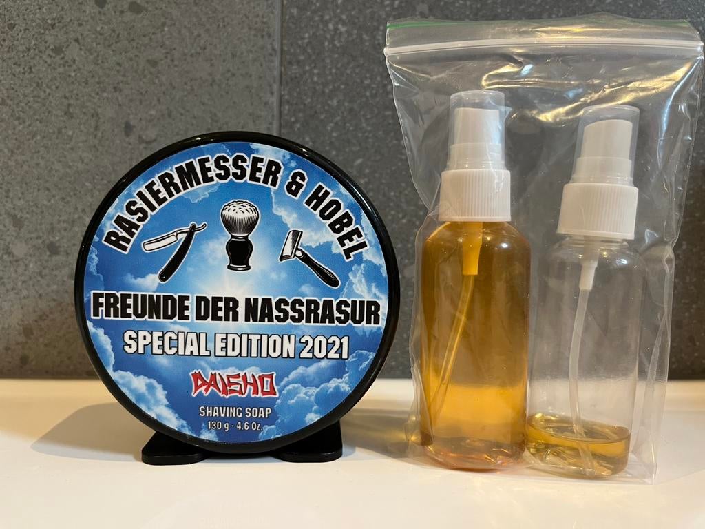 Wetshaving set Daisho Special edition, Ophalen of Verzenden, Gebruikt, Gehele gezicht