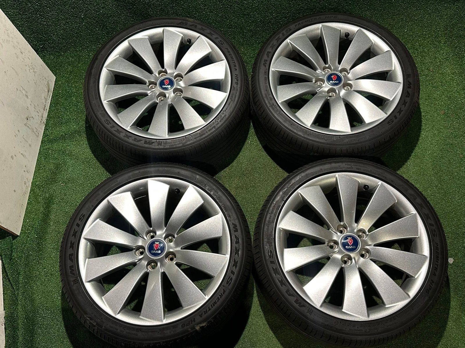 Saab 9-3 9-5 Aero velgen, Gebruikt, Velg(en), 17 inch, Ophalen of Verzenden