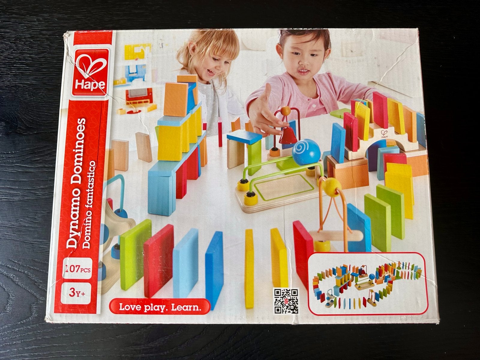 ZGAN: Hape Dynamo Dominos, Ophalen, Zo goed als nieuw, Jongen of Meisje