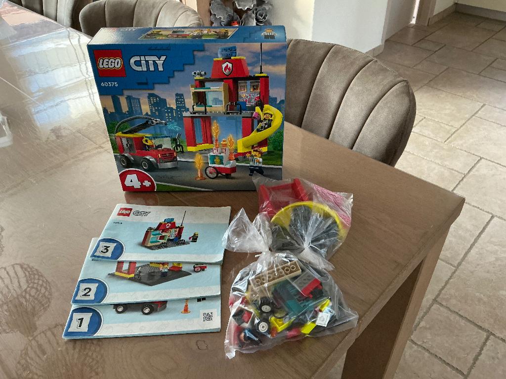 Lego city brandweerkazerne, Ophalen, Lego, Complete set, City
