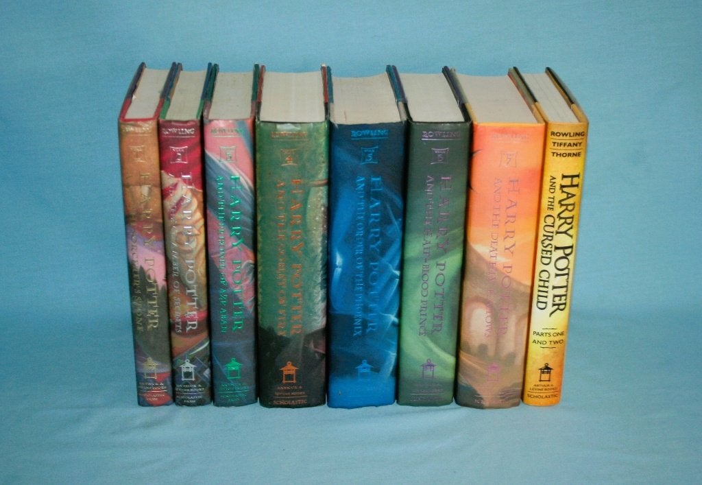 Harry Potter Compleet set van 8 Boeken - USA Editions, Ophalen of Verzenden, Zo goed als nieuw, J.K. Rowling