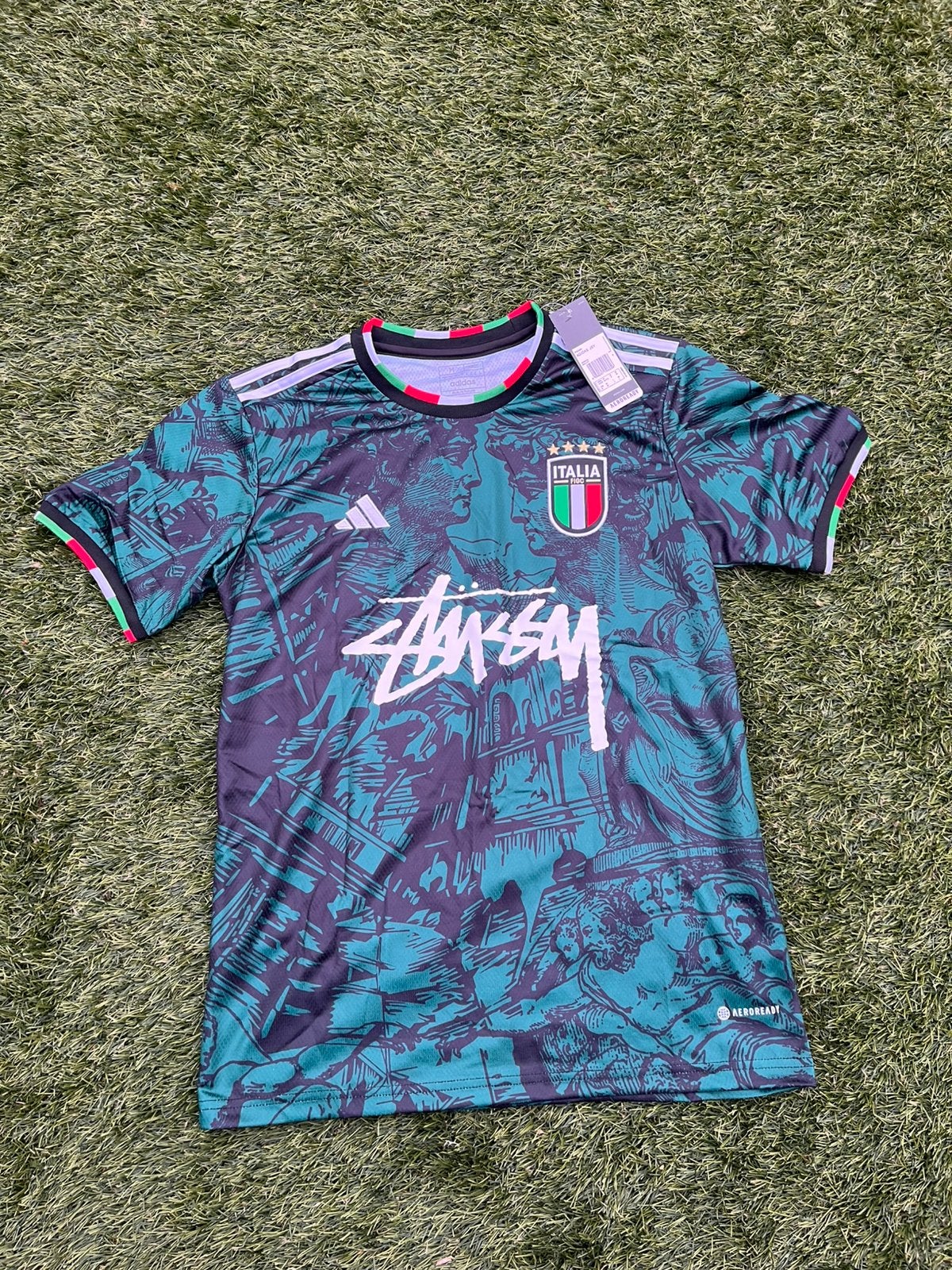 Italie special stussy shirt - S, M, Maat 48/50 (M), Nieuw, Ophalen of Verzenden, Voetbal
